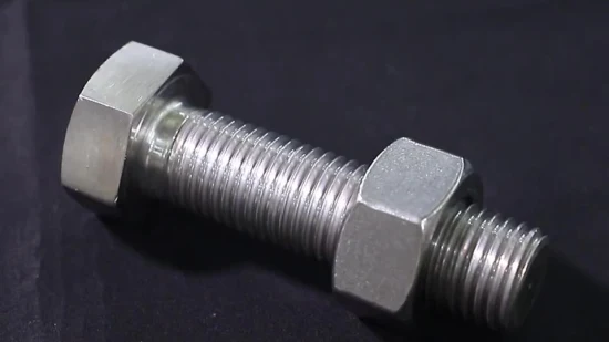Electro Galvanized Hot DIP Galvanized Black Bolts and Nuts Carbon Steel and Stainless Steel Material Grade 8.8 Fastener